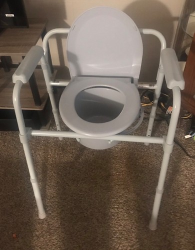 Bedside commode gray - bedside,