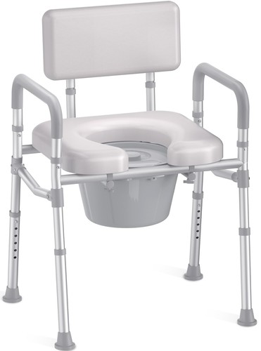Bedside commode toilet padded - bedside,