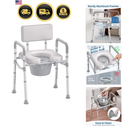 Bedside commode toilet - bedside,