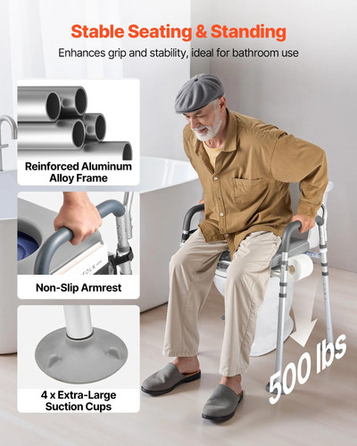 Bedside commode chair 500 lbs - chair,,