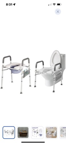 Toilet seat bedside - seat,